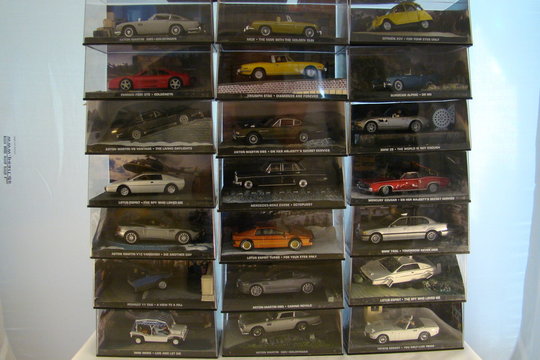 Car-Collection-James-Bond-die-Cast-Collectible-Auto-verzameling-007-Collertor-Items