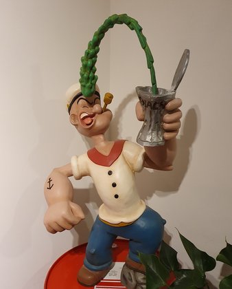 Popeye-Cartoon-Comic-Action-Figure-Original-popeye-Olive-en-Bluto-Polyresin-en-Polyester-Statues