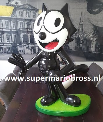 Felix-The-Cat-Cartoon-Comic-Animation-Polyester-Life-Size-Statues