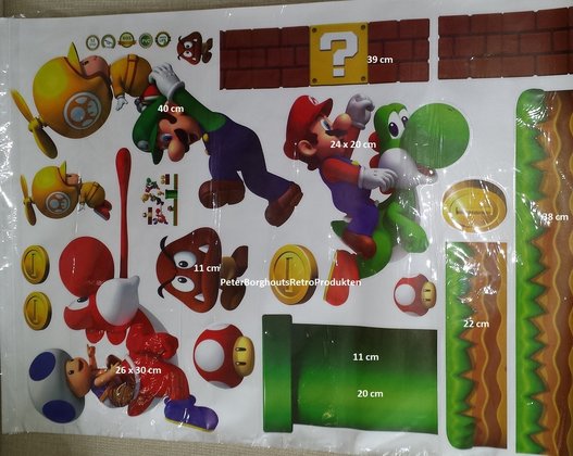 Supermariobros-Muur-Decoratie-For-Children-Super-Mario-Wall-Decoratie-Stickers-removable