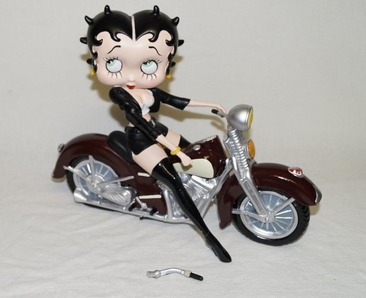 Betty-Boop-Used-Damaged-Cartoon-Comic-Resin-Original-Collectible-Figurines