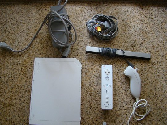 Nintendo-Wii-Game-Console-Used-Spelcomputer--Wii-gebruikt-systeem