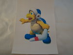 Strijkpatroon Koopa troopa Boomerang Bro - staand 