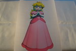 Strijkpatroon Princes Peach - iron on figure