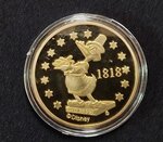 Walt Disney Emil Erpel 1818 Coin 1 Taler Entenhausen 2001 Rare to Find