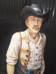 Cowboy Filmsterren 3 ft High Polyester Decoratian statue Western Style