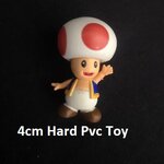Toad Super Mario Bros Hard Pvc Toy  Action Figure ca 4cm High Nintendo figurine
