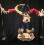 Goofy Walt Disney The Art Of Skiing Cartoon Comic Statue Big fig very Rare