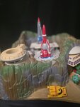 Tracy Island Playset Matchbox Set Thunderbirds Collection Used with Box