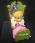 Tweety in Bed Coin Bank Spaarpot Warner Bros Rare Vintage 