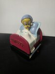 Tweety in Bed Money Box Spaarpot Warner Bros Rare Vintage 