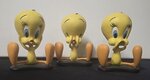 Tweety Trio Horen zien en zwijgen figurine