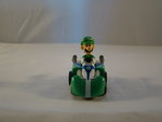 Luigi Pull Back Kart Figure - Luigi Race Figurine