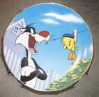 WB looney Tunes WARNER BROS GALLERY COLLECTOR'S EDITION PLATE BAD OL' PUTTY TAT Plate Boxed