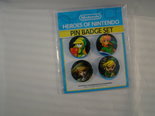 ZELDA - Pin Badge Set - 4 stuks.