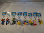 Setje Sleutelhangers - Mario - luigi -Princes - yoshi - koopa lings - Keychain - Schlüsselanhänger - Porte-clé