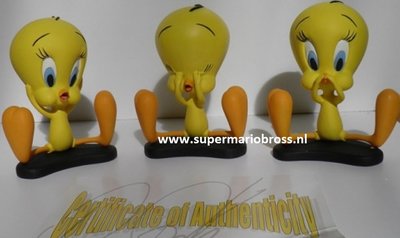 Tweety Trio Looney Tunes Cartoon Comic Sculpture David Kracov Gallery Warner Bros Entertainment Collectible Deco Boxed