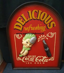 Coca Cola Drink Ice Cold- Pub Bord Cafebord - Menuborden - Advertentiebord Reclamebord Drink coca cola