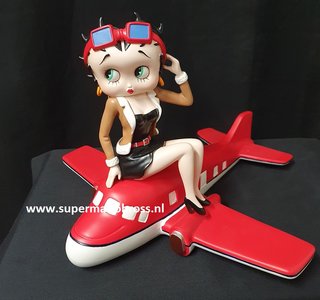 Betty Boop On Airplane 2002 Retired & Boxed - betty boop on Airplane Collectible Figurine decoration Limited