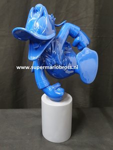Donald Duck Excited Blue monochrome Statue Leblon Delienne Boxed Original 
