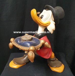 Disney  Scrooge Mc Duck with lucky Dime 42cm Tall Statue Figurine - Dagobert Duck met geluks dubbeltje very rare