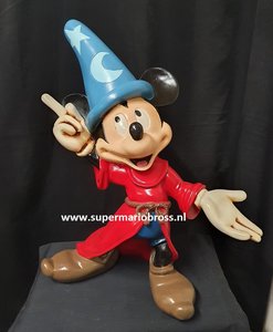 Mickey Fantasia Soceror apprentice - Mickey met Toverhoed 56cm groot - Walt Disney Mickey Tovenaar BOXED