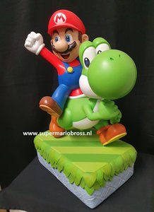 Super Mario And Yoshi Exclusive Version F4F Big Fig Nintendo Statue 47cm Boxed limited