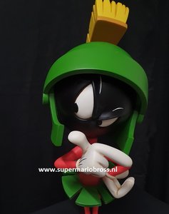  Marvin The Martian Commander-X-23 Warner bros Looney Tunes Big Fig Statue Store Display Boxed Damaged