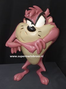 Taz - The tasmanian Devil 37cm Standing  Polyester Looney Tunes Warner Bros Statue Used Cartoon Comic 