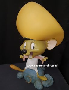 Speedy Gonzales Warner Bros looney Tunes Cartoon Collectible Polyresin Statue 40cm High Used