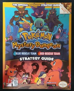 Pokémon Mystery Dungeon Prima Official Strategy Game Guide bonus poster Inside nintendo