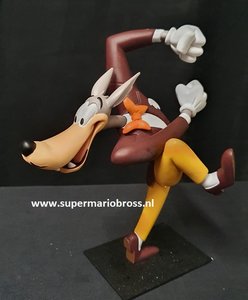 Tex Avery The wolf Statue demon & Merveilles Figure Loup Statue Cartoon Figurine 18cm