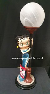 Betty Boop Hide and Seek Lamp new in Box Blue Glitter Kfs collectible