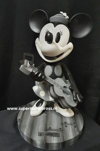 Minnie Mouse Steam Boat Willie Master Craft Statue Beast Kingdom Toys With Base 41cm New Boxed