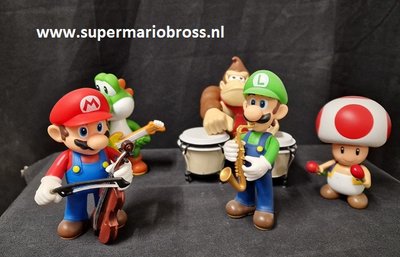 Super Mario Bros Bandje Large action Figure Special 5 Pack Collection Banpresto Nintendo New