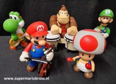 Super Mario Bros Bandje Large Action Figure Special 5 Pack Collection Banpresto Nintendo