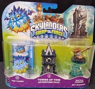 Skylanders Swap Force 3 Pack Pop Thorn Tower of Time Adventure Pack Battle Hamer Sky Diamond Action Figurines