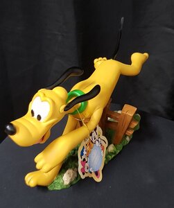 Classic Pluto Running Statue 33cm Walt Disney Original Cartoon Comic Sculpture Boxed