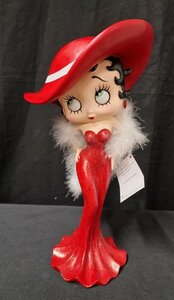 Betty Madam Retired Red Dress betty boop Cartoon Comic Figurine Original KFS New Boxed