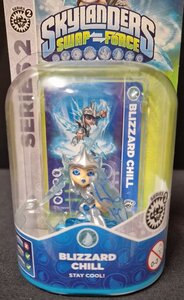 Blizzard Chill Stay Cool Skylanders Swap Force Video Game Action Figurine Blister