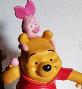 Winnie the pooh & piglet Piggyback Walt Disney Cartoon Comic Collectible Boxed