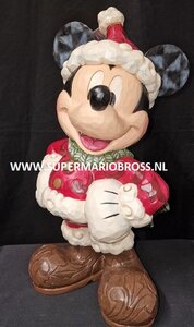 Disney Traditions Jim Shore Christmas Santa Greeter Mickey Mouse 42cm High statue New Boxed
