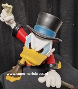 Scrooge Mc Duck Angry Big Fig Statue Walt Disney Cartoon Comic Collectible Used
