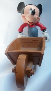 Mickey Mouse met Kruiwagen Cartoon Comic Mickey wheelbarrow Big Fig Boxed