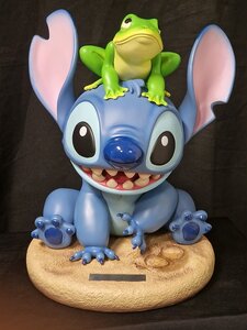  Stitch with Frog Disney 100th Master Craft Beast Kingdom Statue 33cm High New Boxed