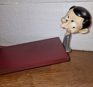 Mr Bean Cd holder Cartoon comic Collectible Polyresin Statue Boxed