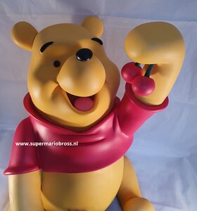 Winnie the Pooh with Cherries Walt Disney Cartoon Comic Sculpture New Boxed