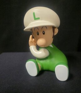 Baby Luigi wit Groen Pvc Action Toy Figure 14cm supermariobross Merchandise