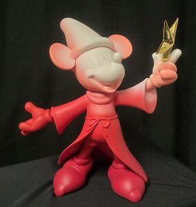 Mickey Fantasia Leblon Delienne Red Matt Chromed Figurine 30cm New Boxed