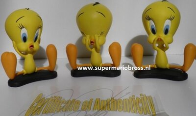 Tweety Trio Looney Tunes Cartoon Comic Sculpture David Kracov Gallery Collectible Boxed